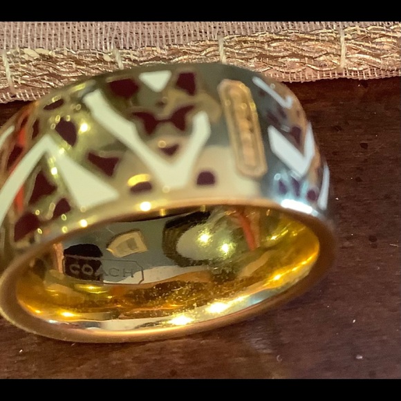 Vintage Coach bangle and ring set - Picture 3 of 6